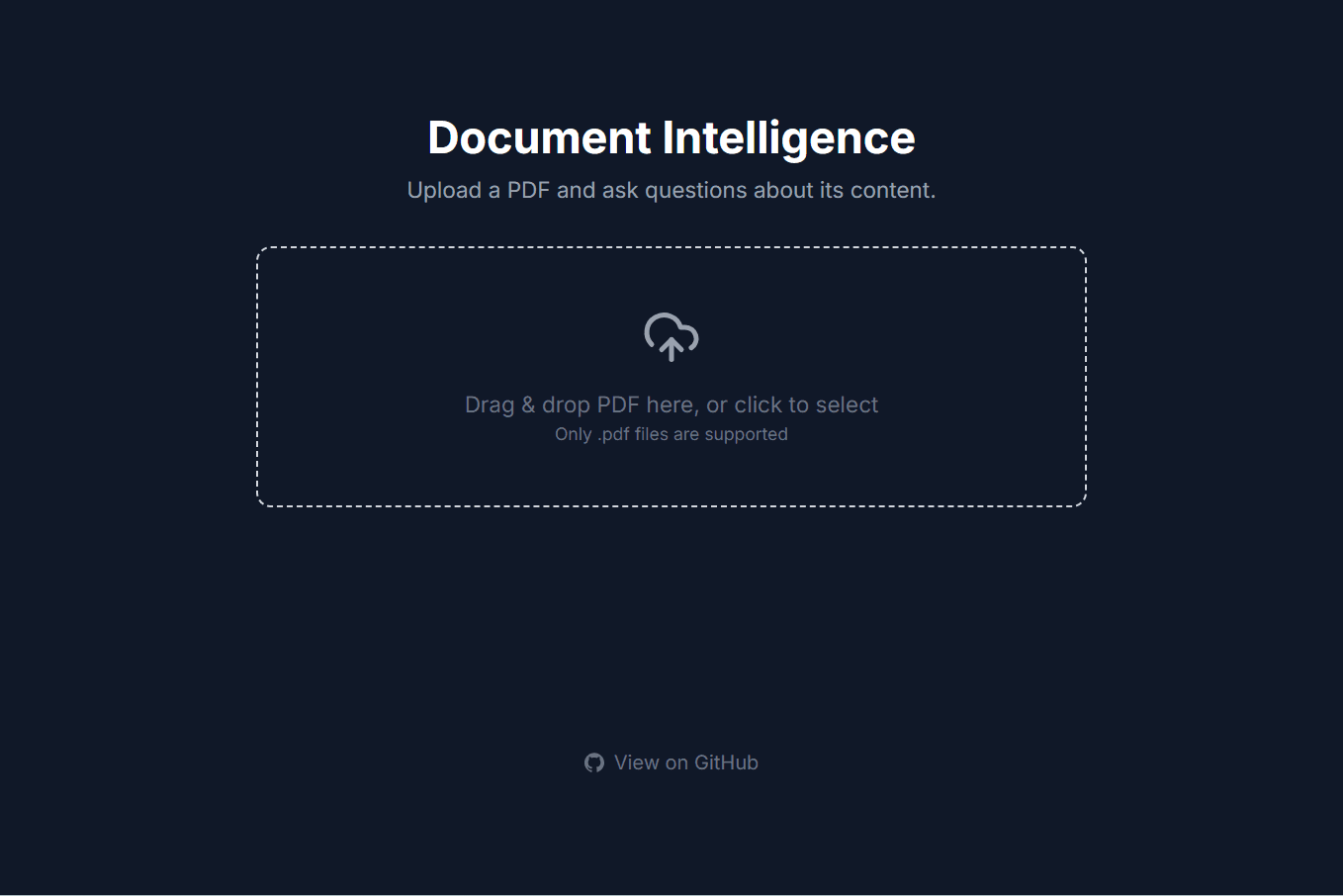 Document Intelligence System